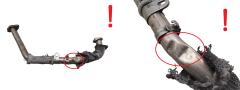 Egr Pijp 161855 96481236 2.2 HDI Citroen C5 Peugeot