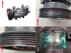 Airco Compressor 8200315744 SD6V12 1416K Sanden Renault 67