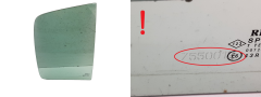 Deurruit Rechts Achter Renault Clio 2 AS2 7700842897