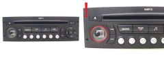 Radio Cd Mp3 Speler Citroen Peugeot 96633422XT A2C53119559
