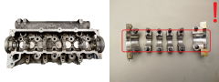 Cilinderkop Renault 2968F2 110415795R 7701477400 1.5 DCI Siemens