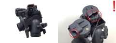 Gasklephuisventiel Citroen Peugeot Mini 9686487880 1.6 HDI Delphi