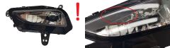 Halogeenlamp Links Origineel 1004003L Opel Mokka