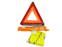 Veiligheidsvest + Gevarendriehoek Renault 7711425750 Origineel