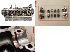Cilinderkop Renault Nissan 7760 F2 7701473181 1.5 DCI
