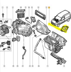 Comfort Regeleenheid Origineel Renault Kangoo AC 8200095112