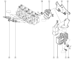 Stekkerrelais Origineel Renault Nissan Opel 1.6 DCI 110673774R