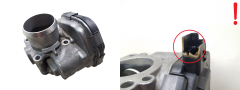 Gasklephuisventiel Citroen Peugeot 9673534480 1.6 HDI Delphi 2686