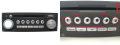 Radio CD-speler Mitsubishi Colt MR587702HA DY-2E56GY-TH 1218