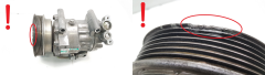 Airco Compressor 8200600122 SD6V12 1452 Sanden Renault