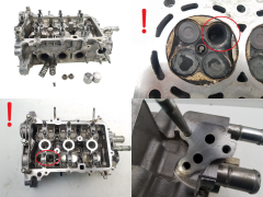Cilinderkop 1.0 VVti 1KR742 EGR Toyota IQ 11101-40031