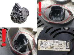 Dynamo 8200064344 SG7S012 Valeo 1.2 Renault Clio 2 Kangoo 1104