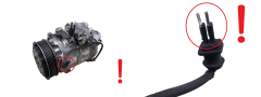 Airco Compressor 6Q0820803G Denso 6SEU12C 447180-3205 VW AG