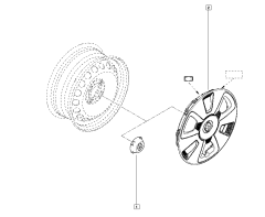 Wieldop Nieuw Origineel Renault Twingo III 403152924R