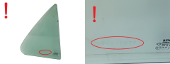 Deurruit Rechts Achter Renault Laguna 2 AS2 8200000400