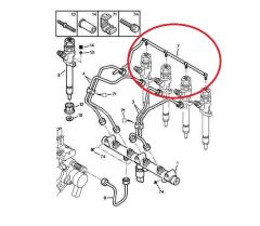 Brandstofslang Origineel Citroen Peugeot C5 406 2.2 HDI 15730Q