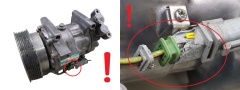 Airco Compressor 8200819568--B SD6V12 1904 Sanden Renault 1081