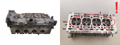 Cilinderkop 1640 7701475605 2.0 16v Turbo F4R760 Renault