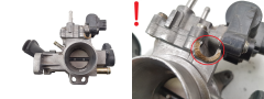 Gasklephuisventiel Toyota Yaris 22210-0J010 136800-1702 1597