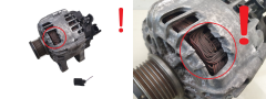 Dynamo 8V21-10300-AB TG12C038 Valeo Ford 1.6 TDCI