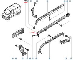 Deurgeleider Nieuw Origineel 7639000Q0E 8200841769 Renault Nissan