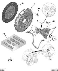 Hydrauliekslang Origineel Citroen Peugeot C4 C5 3008 508 2156H8