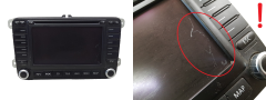 Radio CD-speler Navi VW 1T0035194D 7612002039 Blaupunkt