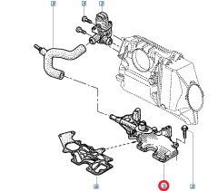 Olieafscheider 1105000QAA Renault 1.4 1.6 16V