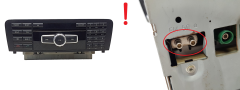 Radio CD-speler Navi Mercedes-Benz A A2469006810 A2469010802 A1669022605