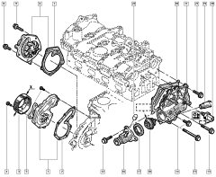 Thermostaataansluiting Origineel Renault Megane Scenic 2 1.4 8200489586