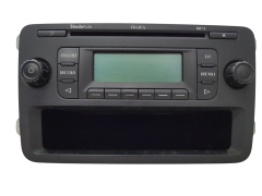 Radio Cd Mp3 Speler Skoda Fabia 5J0035152A Blues