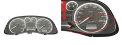 Snelheidsmeter Peugeot 307 9636708880 E 05 51560