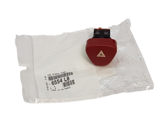 Alarmlichten Schakelaar Citroen Peugeot 6554L8 96405776KA Nieuw Origineel