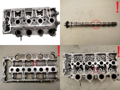 Cilinderkop Citroen Peugeot Volvo 9688418110 0200HL 2.0 HDI TDCI 5