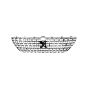 Radiateur Grille Voor Origineel Citroen Peugeot 5008 9815336080