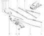 Ruitenwisserblad Rechts Origineel Renault Laguna III 288900004R