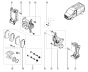 Reparatieset remklauw Voor Origineel Trafic Vivaro 411201691R