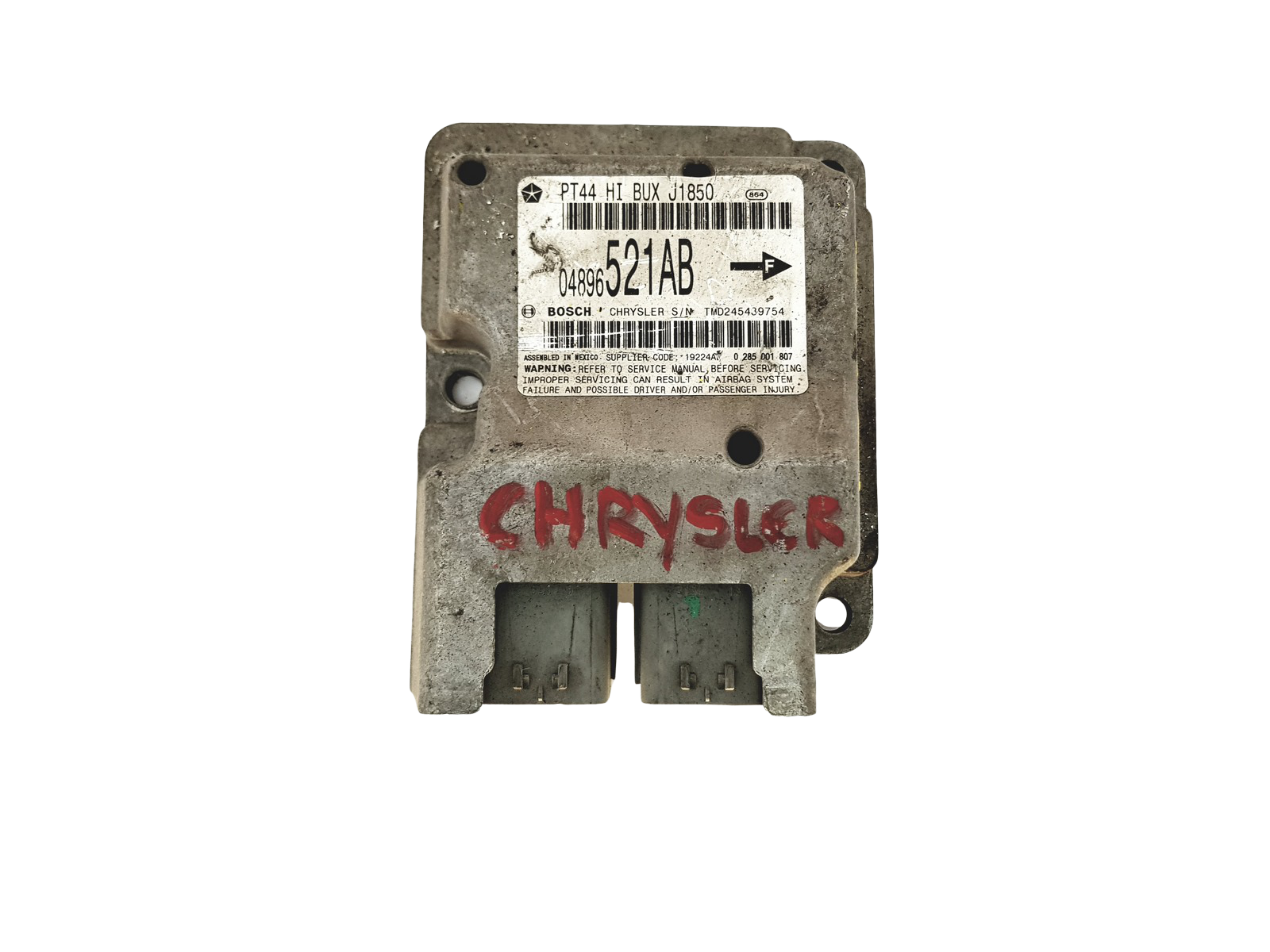 Controle-eenheid module 04896521AB 0285001807 Chrysler Bosch main product photo