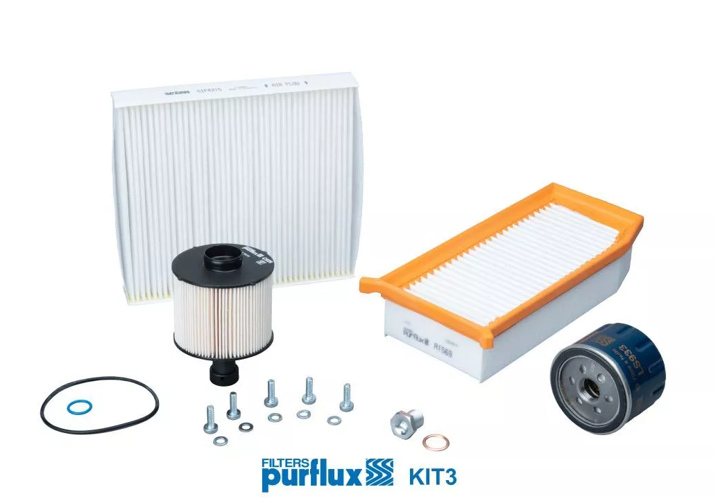 Filterset Doe Renault KIT3 8200274858 Purflux main product photo
