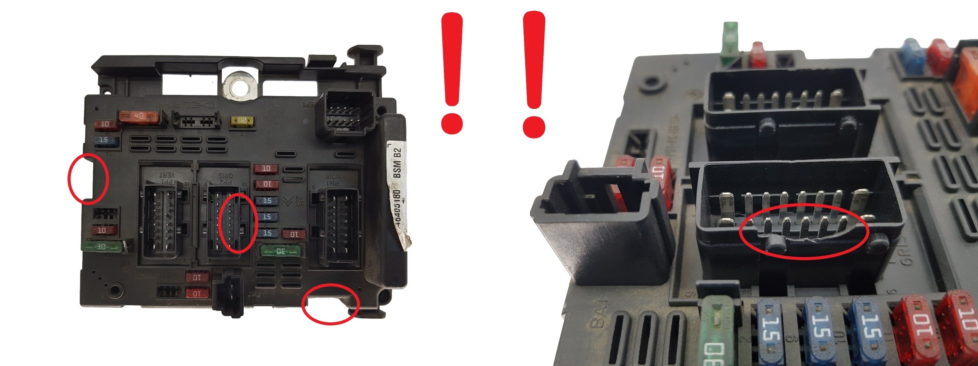 Regeleenheid BSM B2 9646405180 PSA Delphi 2178 main product photo