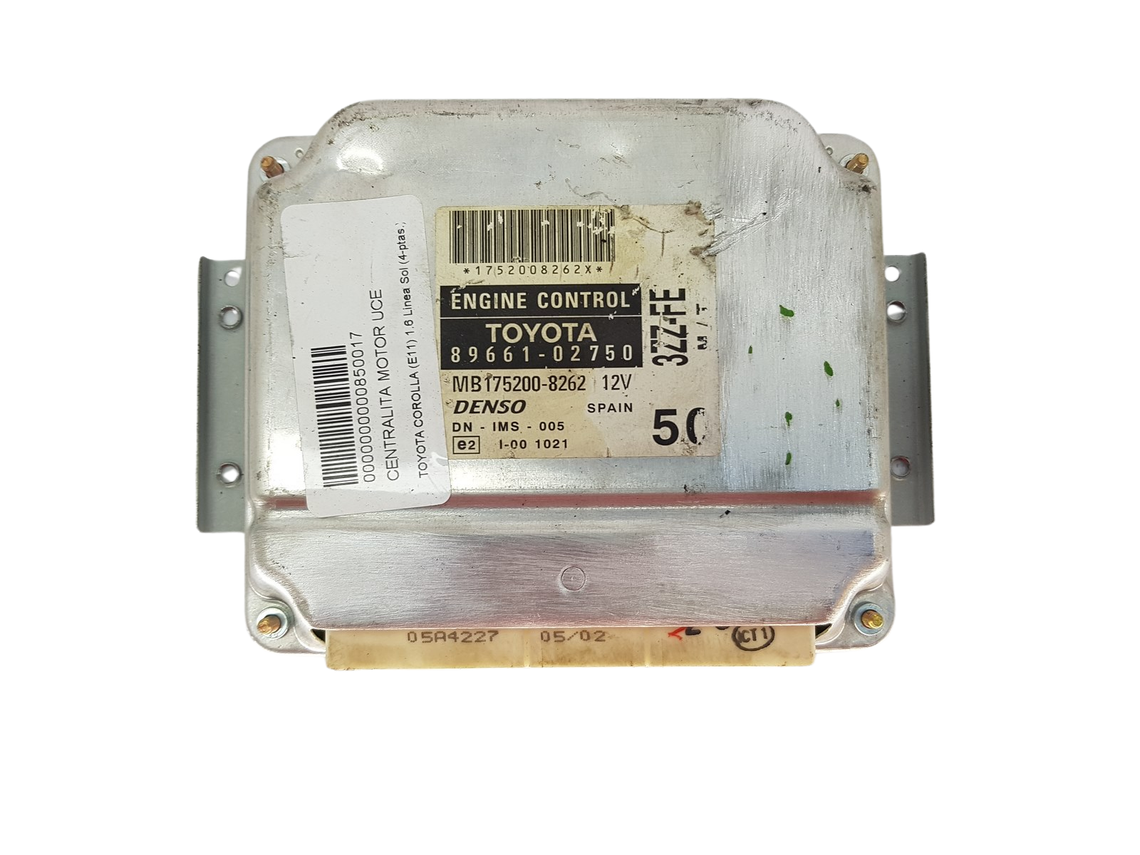 Regeleenheid 89661-02750 MB175200-8262 Toyota Denso 3168 main product photo