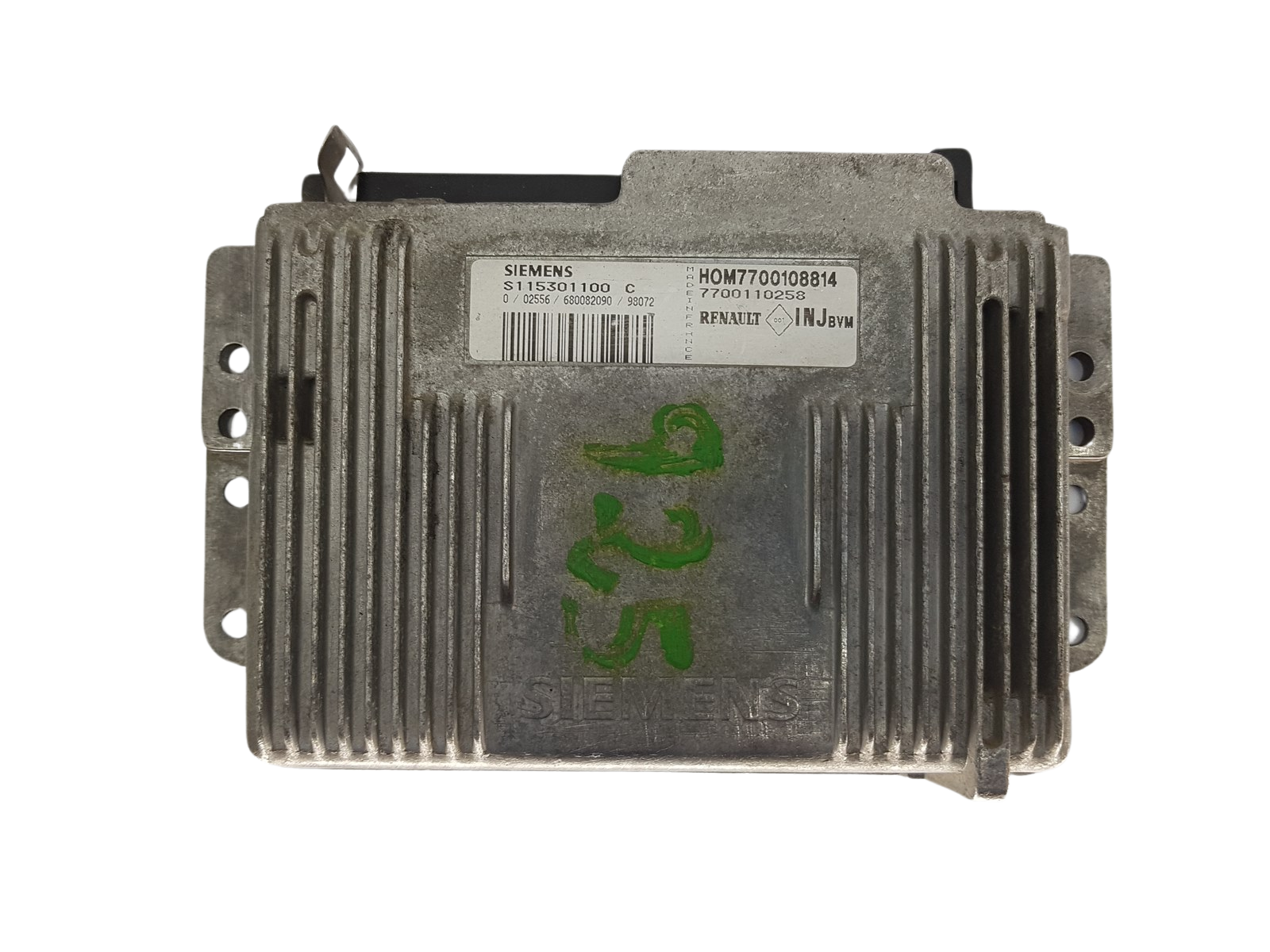 Regeleenheid S115301100C 7700108814 7700110258 Renault Siemens 3196 main product photo