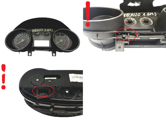 Snelheidsmeter Fiat Bravo 00518483060 503001980003 54229 main product photo