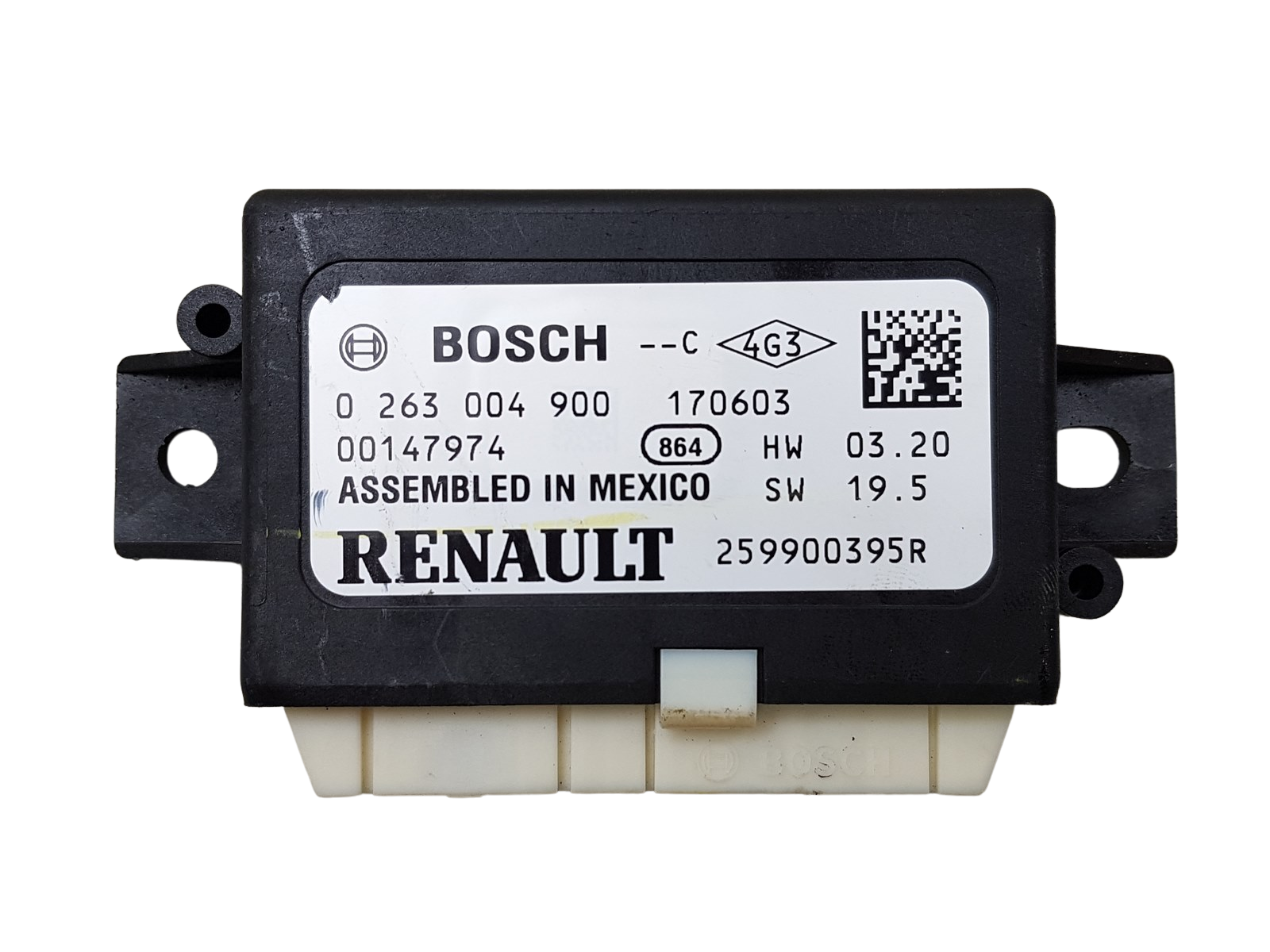PDC Module Renault Dacia 259900395R 0263004900 Bosch main product photo