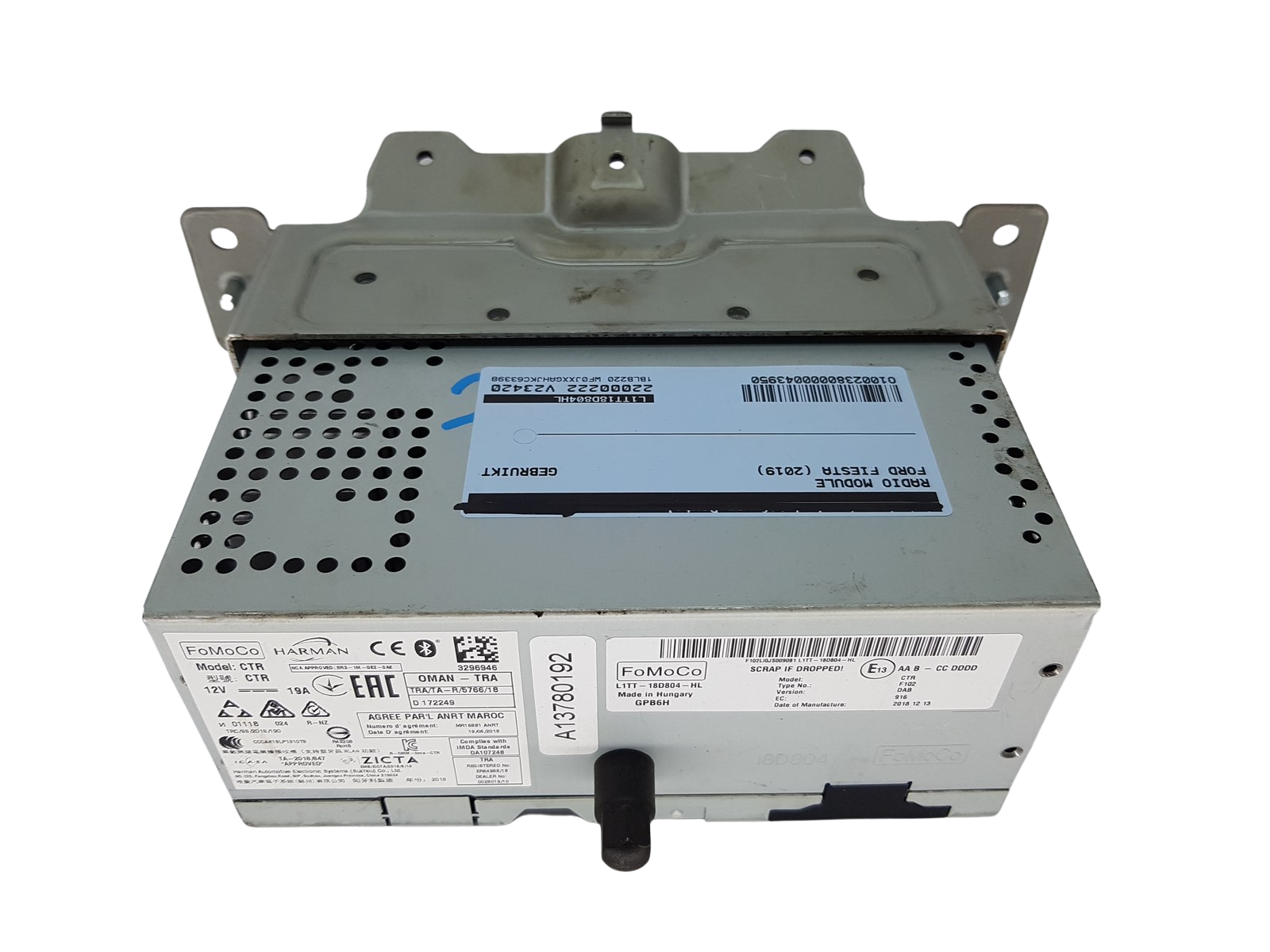 Autoradio Navi Ford Fiesta 7 L1TT-18D804-HL CTR F102 DAB FoMoCo main product photo