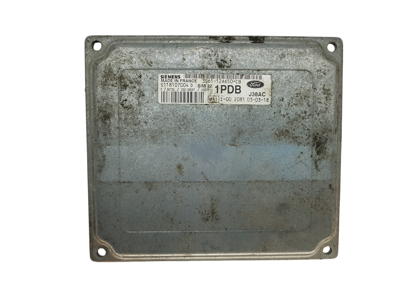 Regeleenheid S118107004D 3S61-12A650-CB Ford Siemens 14690 main product photo