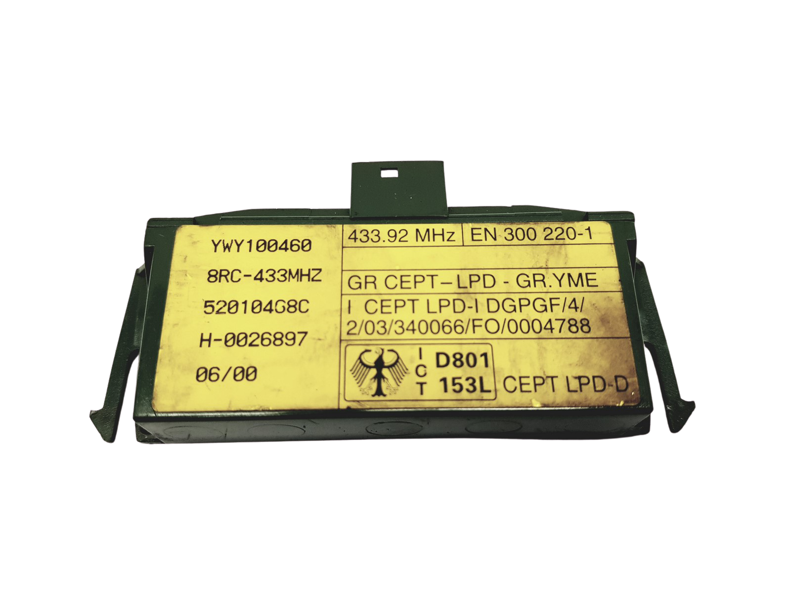 Regeleenheid Land Rover YWY100460 52010468C 30962 main product photo
