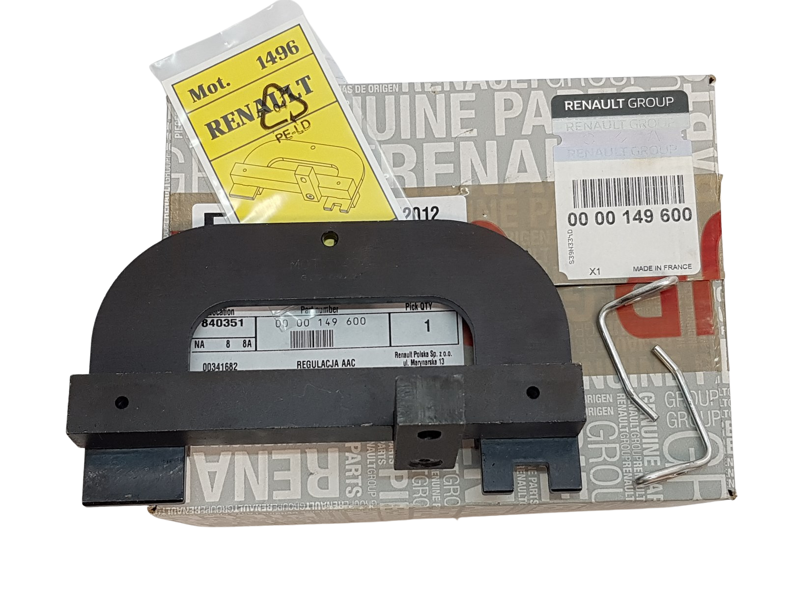 Nokkenasvergrendelingsmechanisme Renault 0000149600 Nieuw Origineel main product photo