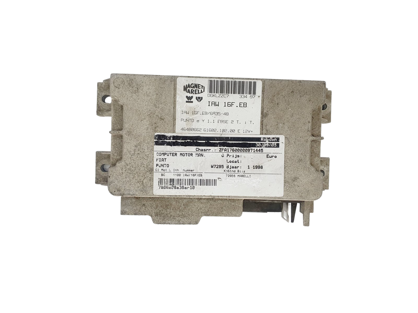 Regeleenheid Fiat 46480662 IAW16F.EB Magneti Marelli 43274 main product photo