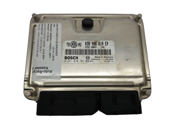 ECU Motormanagement VW 038906019EP 0281010701 Bosch 22452 main product photo